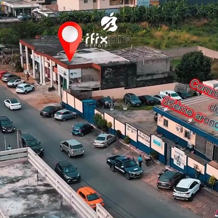 Localisation de l’atelier IFIX PRO REPAIR à Riviera Palmeraie